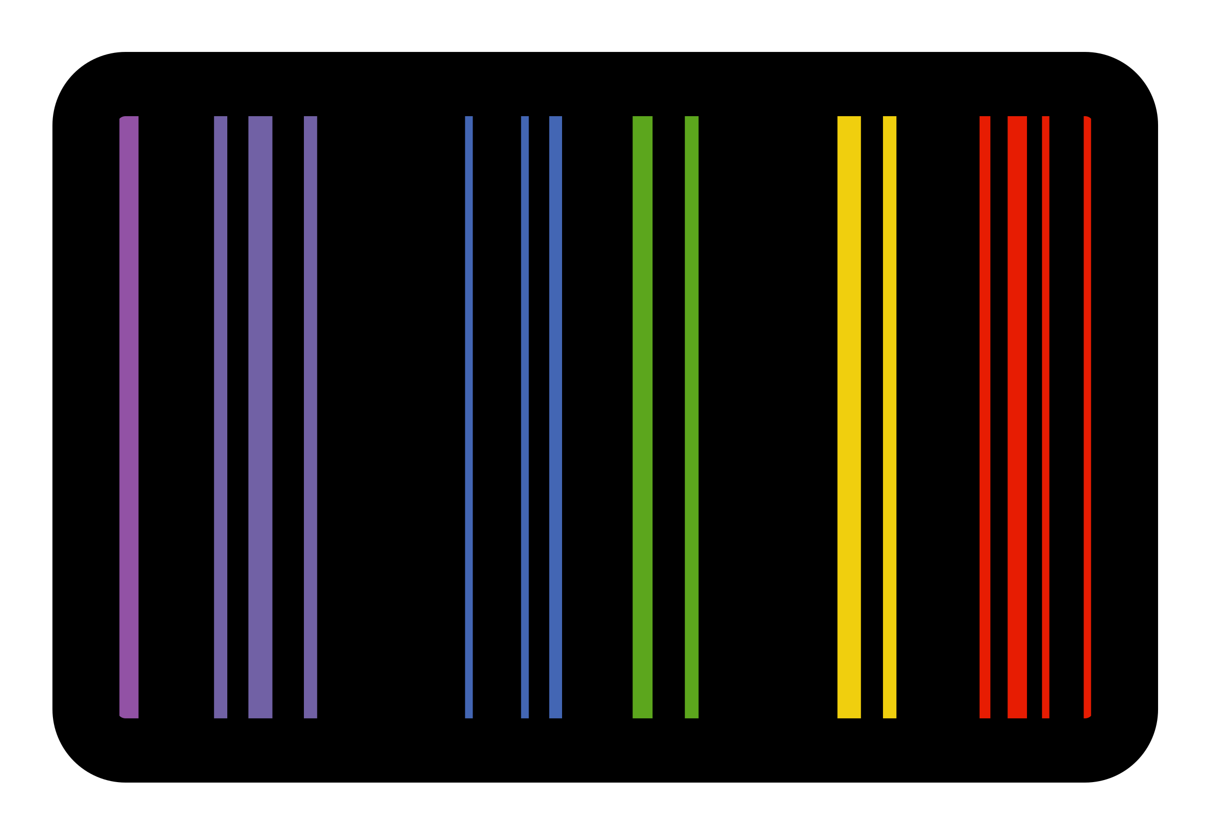 Colorful Vertical Bars Spectrum Graphic