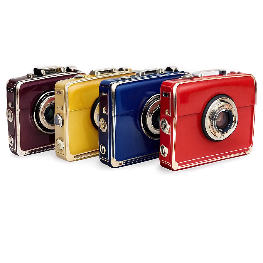 Colorful Vintage Camera Png 06212024