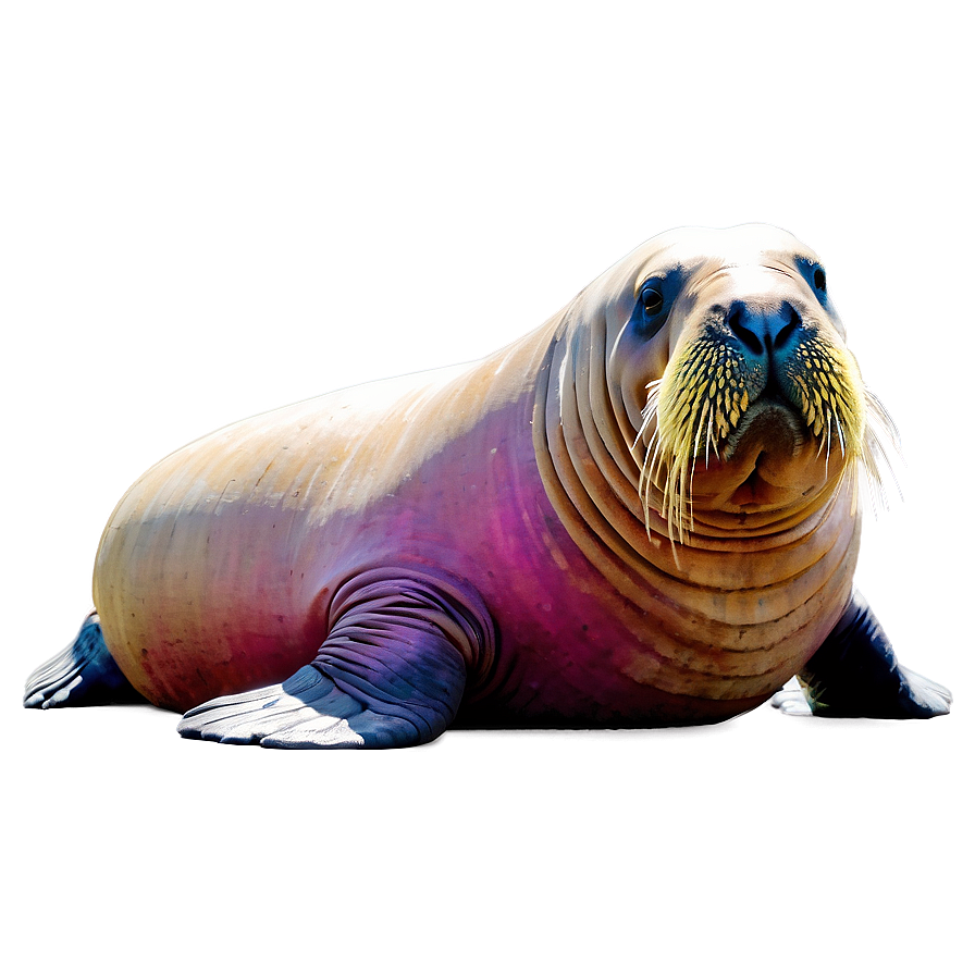 Colorful Walrus Artwork Png 92