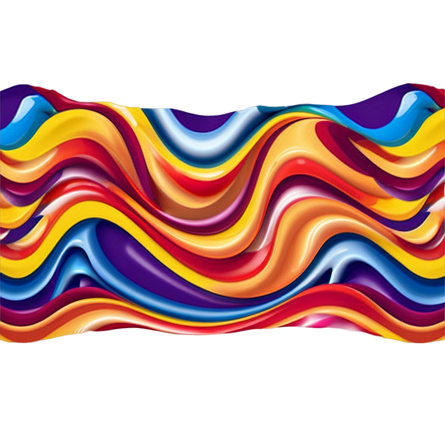 Colorful Wave Pattern Png 85