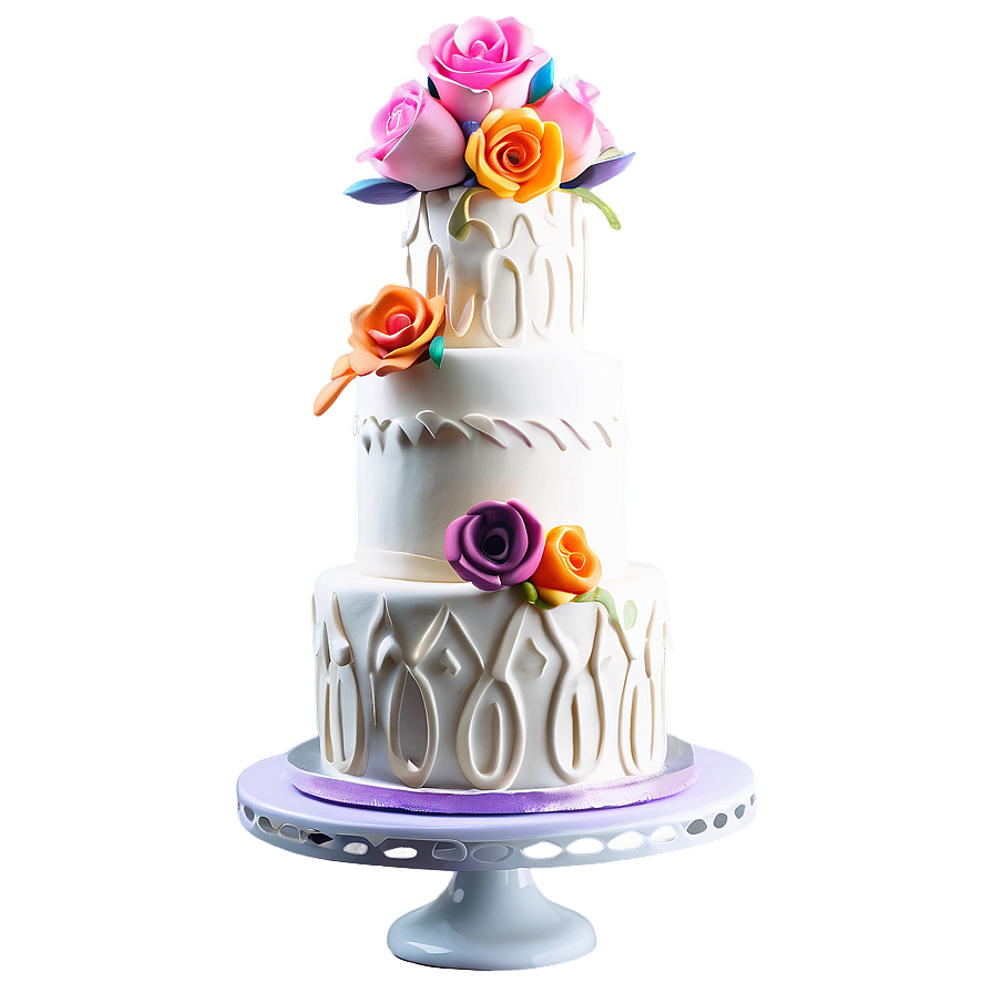 Colorful Wedding Cake Png Gar