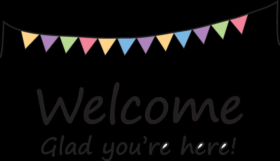 Colorful Welcome Banner