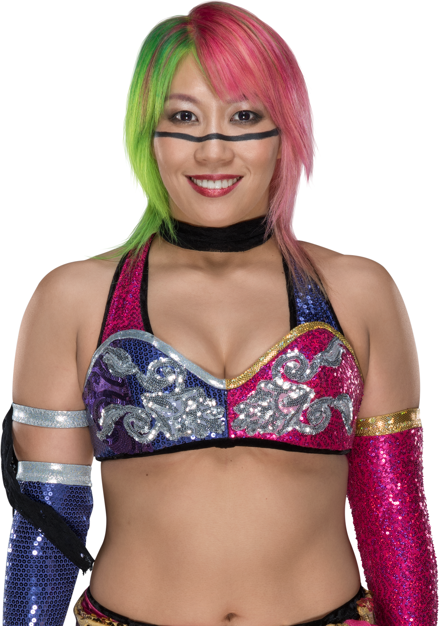 Colorful Wrestler Portrait