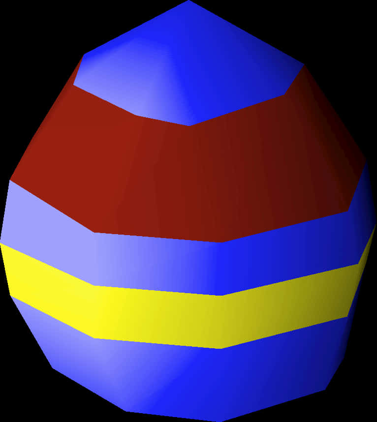 Colorful3 D Easter Egg