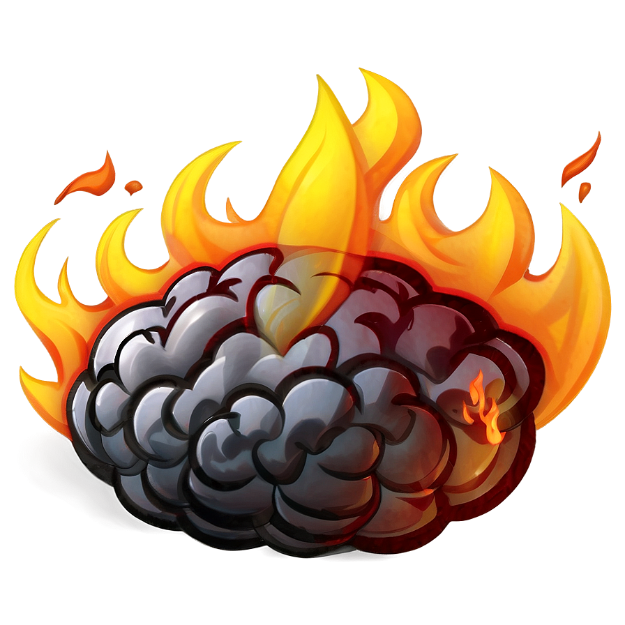 Combustion Fire Emoji Image Png 05042024