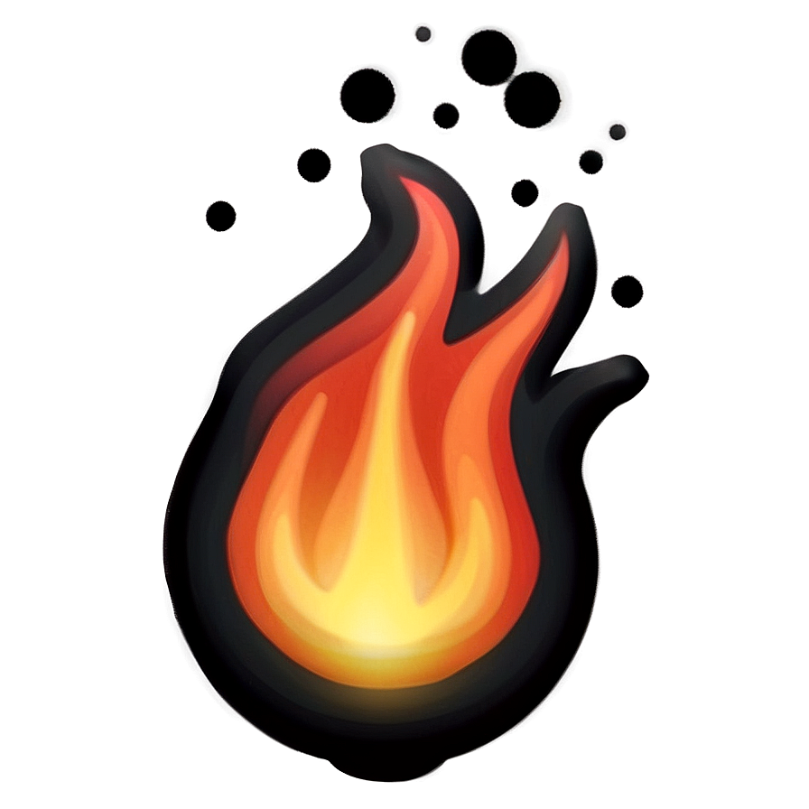 Combustion Fire Emoji Image Png 05042024