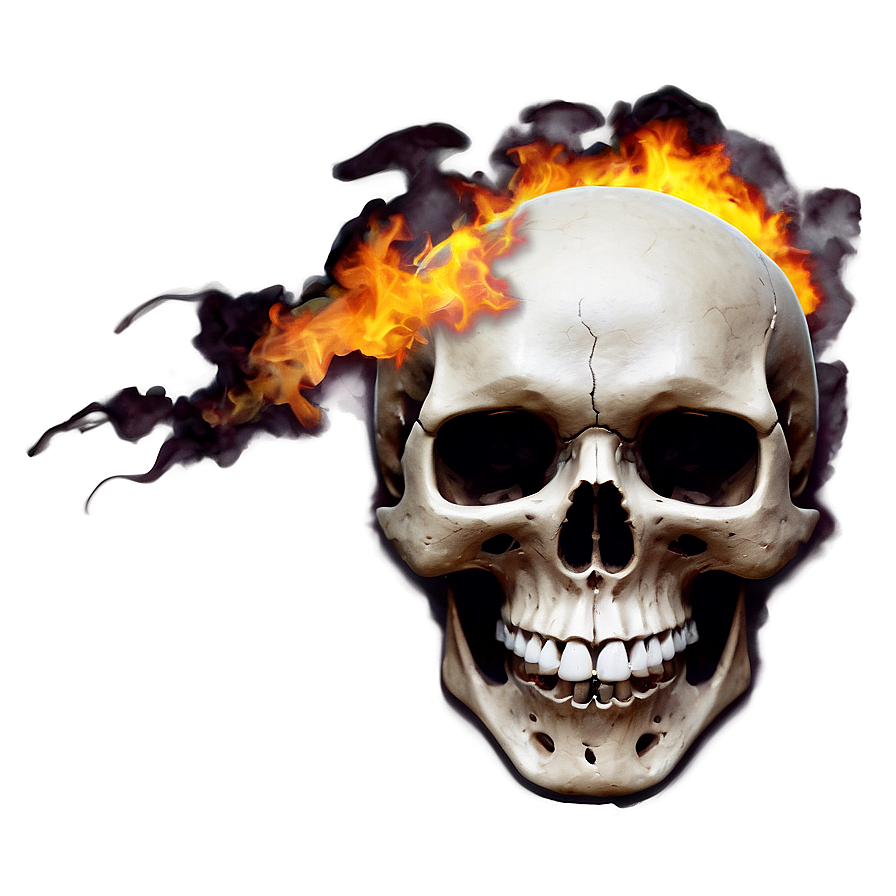 Combustion Skull Picture Png Clp15