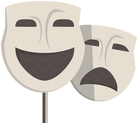 Comedy Tragedy Masks Theater Symbol