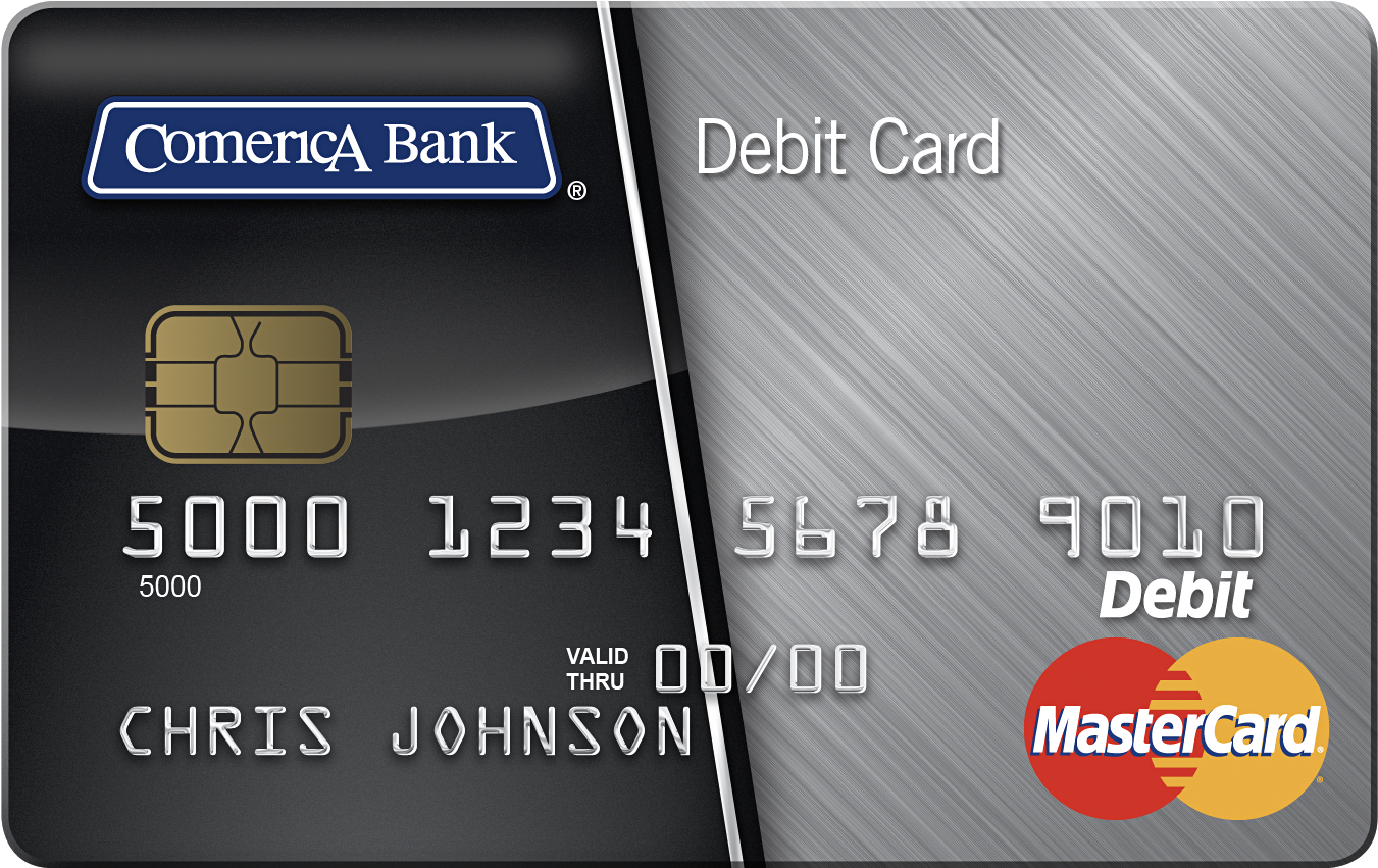 Comerica Bank Mastercard Debit Card