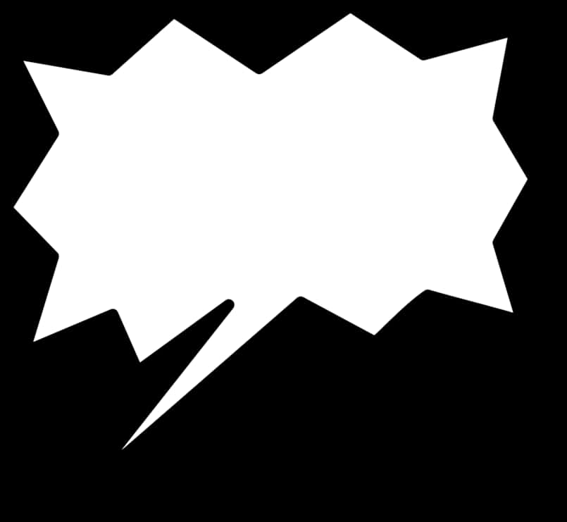 Comic Book Speech Bubble Vector