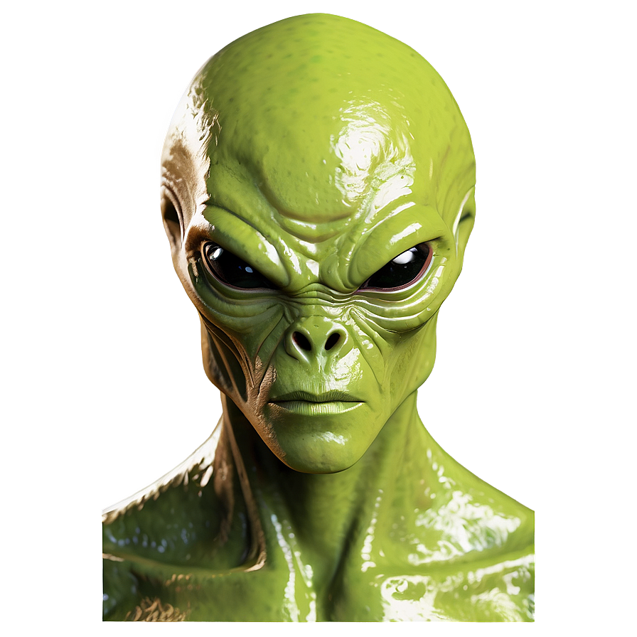 Comic Style Alien Png 05032024