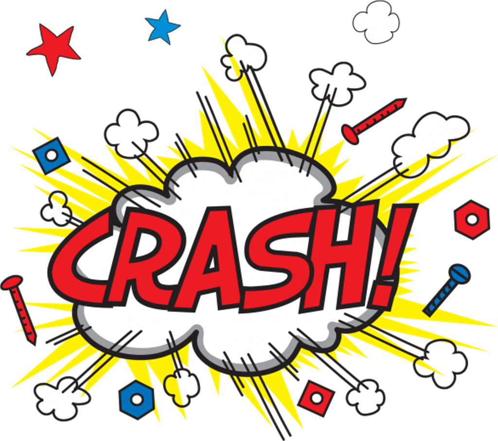 Comic Style Crash Explosion