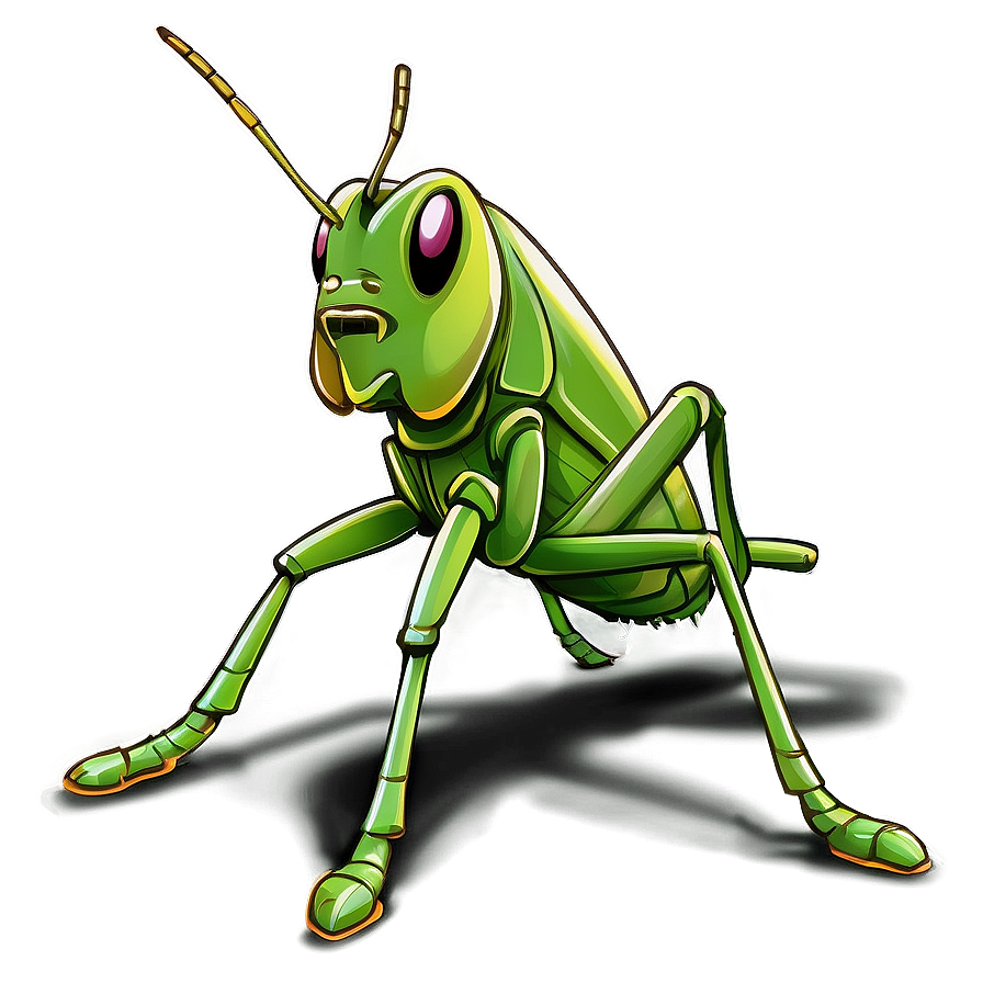 Comic Style Grasshopper Png Qfo13