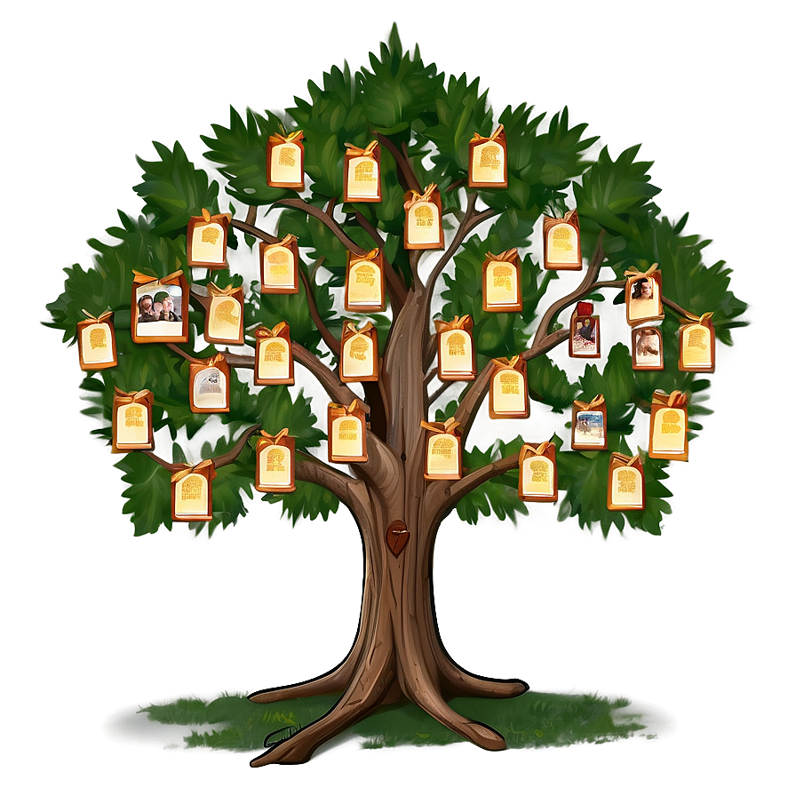 Commemorative Family Reunion Tree Png 90