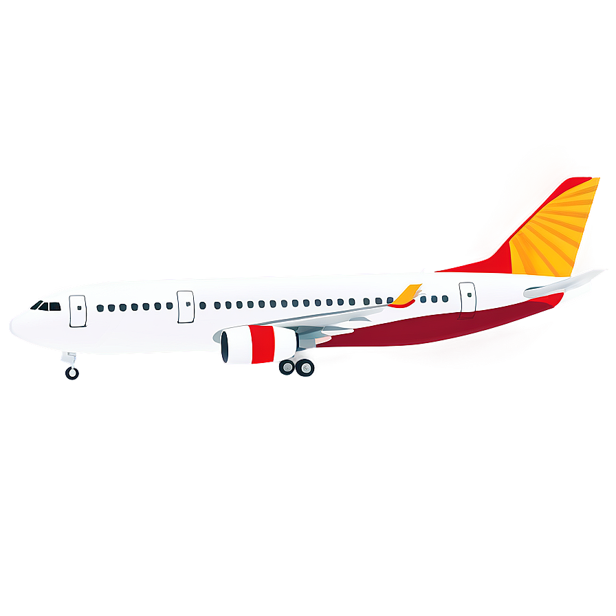 Commercial Airplane Png 05042024