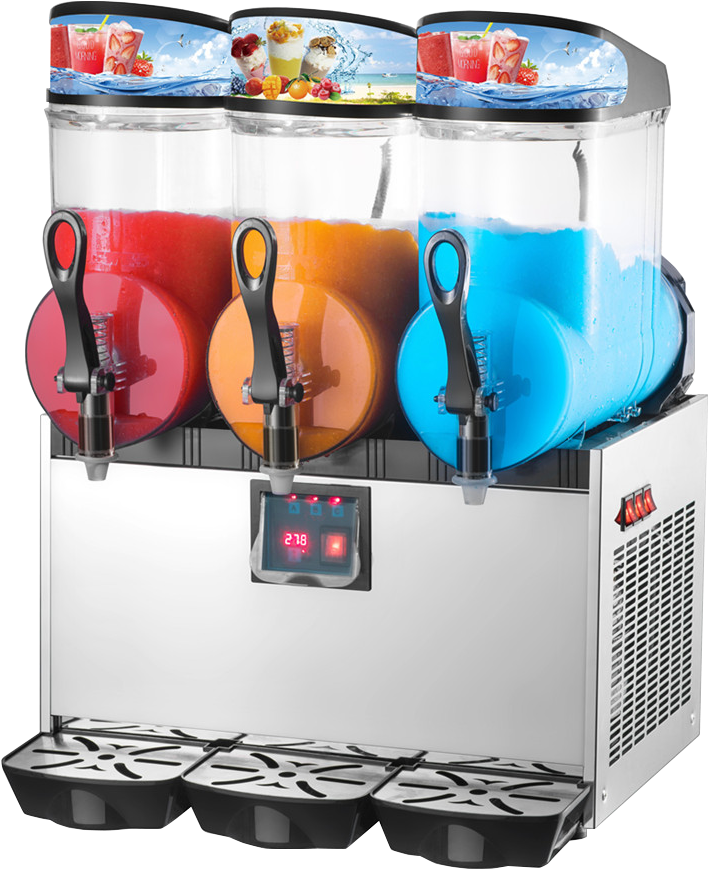 Commercial Slushie Machine Three Flavors