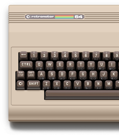 Commodore64 Keyboard Retro