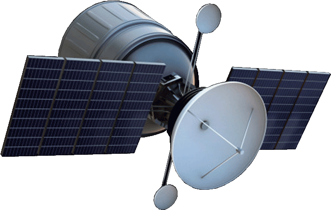 Communications Satellite Isolated