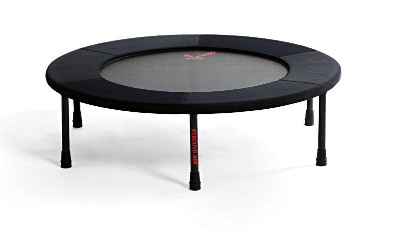 Compact Black Round Trampoline