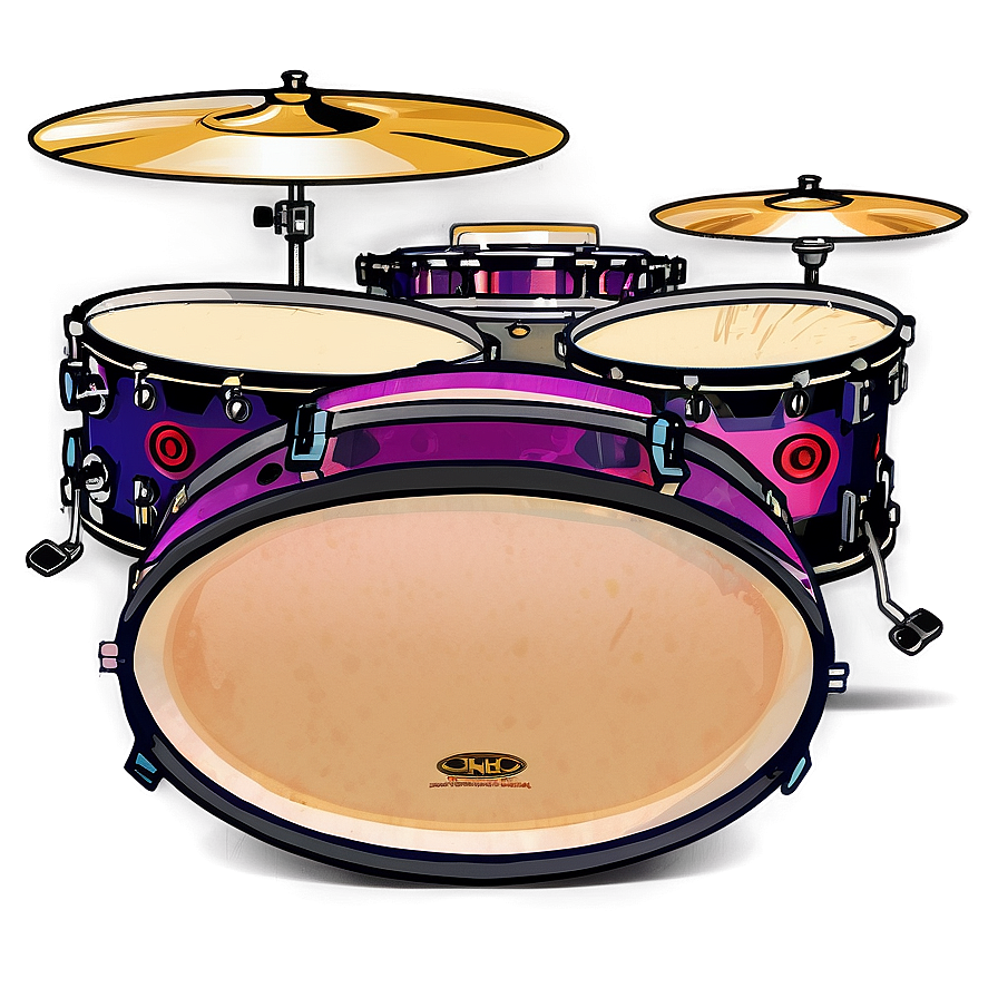 Compact Drum Kit Design Png Gim17