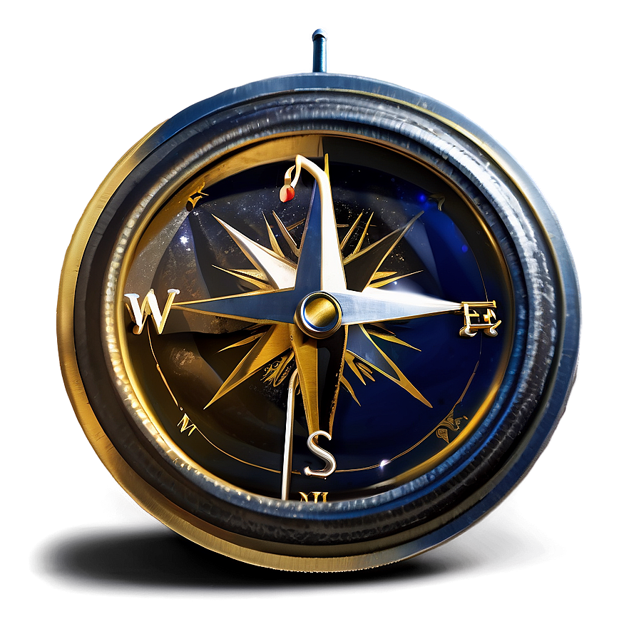 Compass In The Sand Png 36