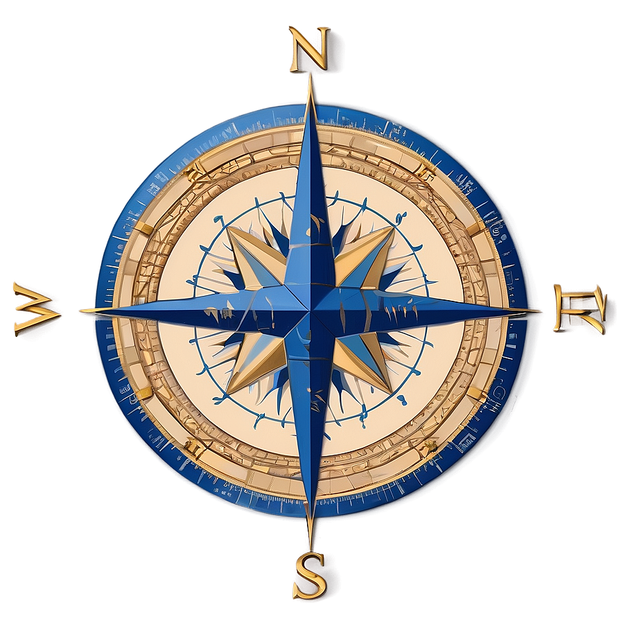 Compass Rose Blueprint Png 58