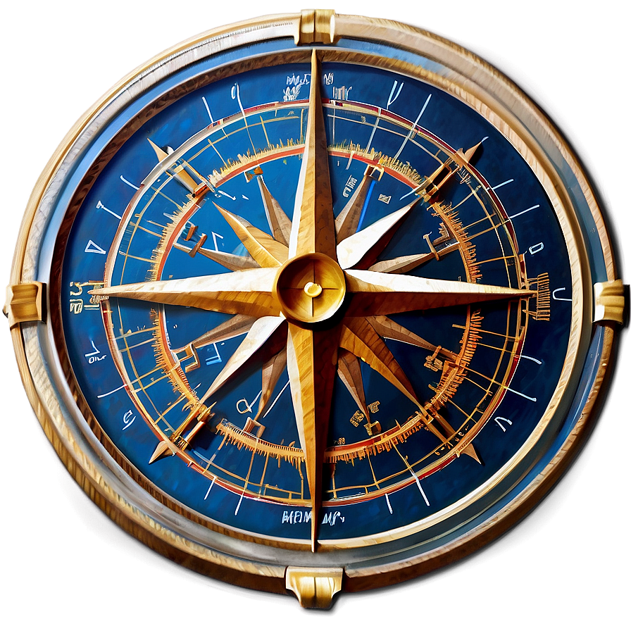 Compass Rose Blueprint Png Fie