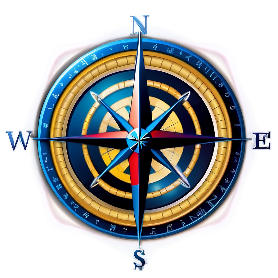 Compass Rose For Navigation Png Nkw