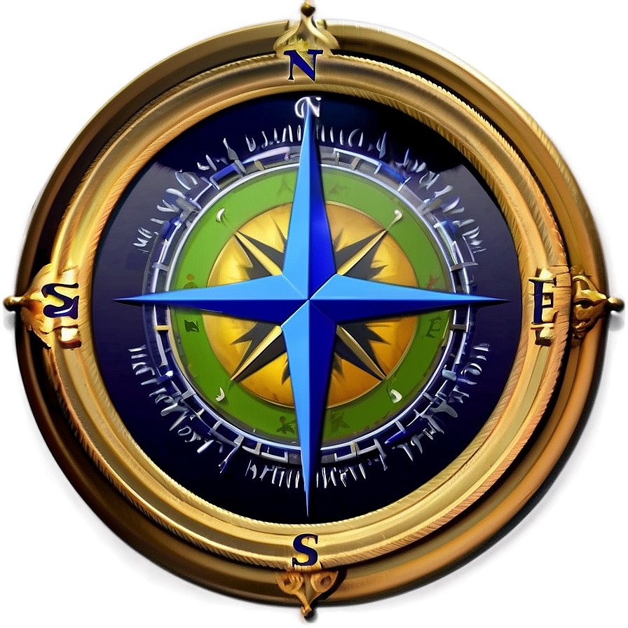 Compass Rose For World Travel Png Fbo