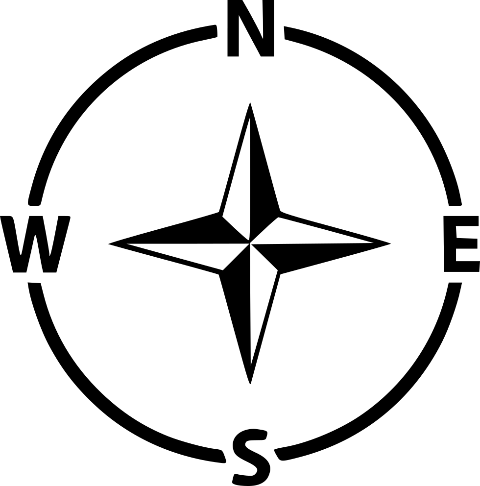 Compass Rose Navigation Symbol.png