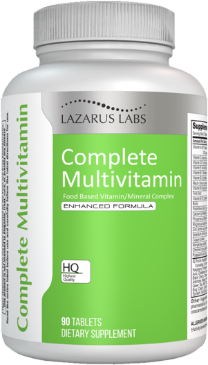 Complete Multivitamin Bottle Lazarus Labs