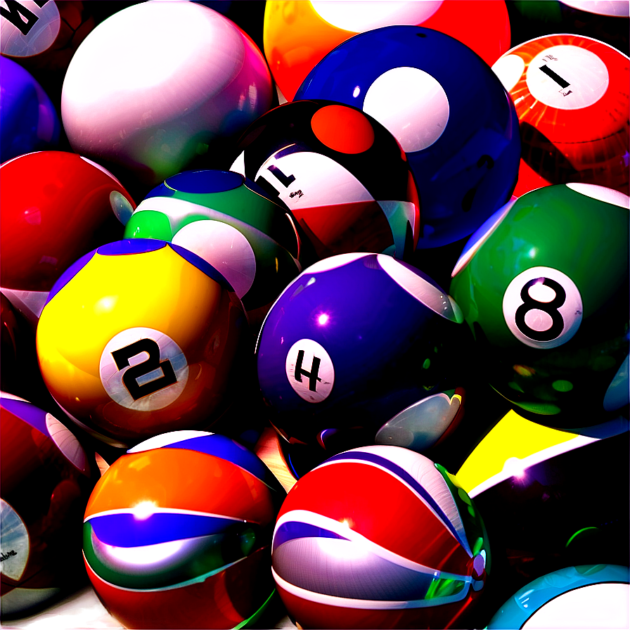 Complete Pool Ball Collection Png 06292024