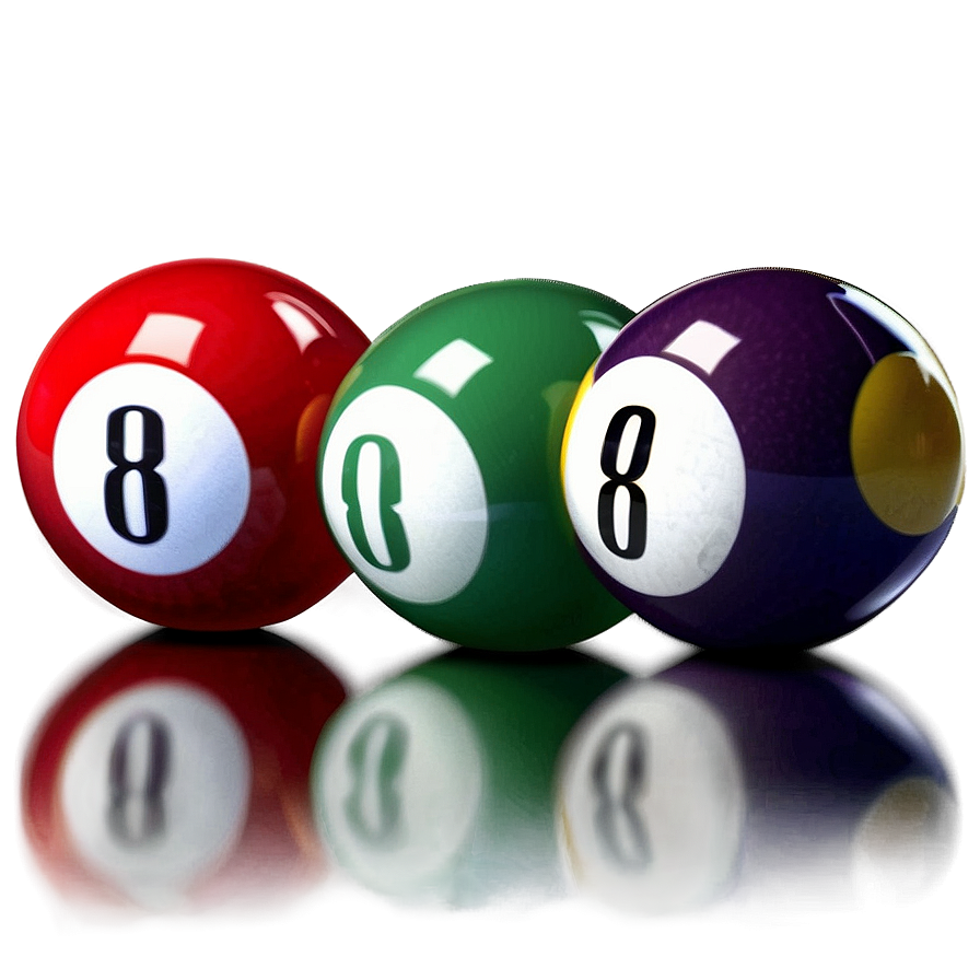 Complete Pool Ball Collection Png Ffq92