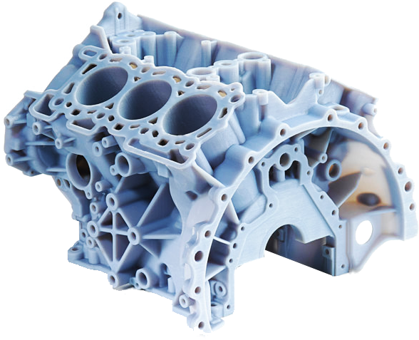 Complex3 D Printed Engine Block