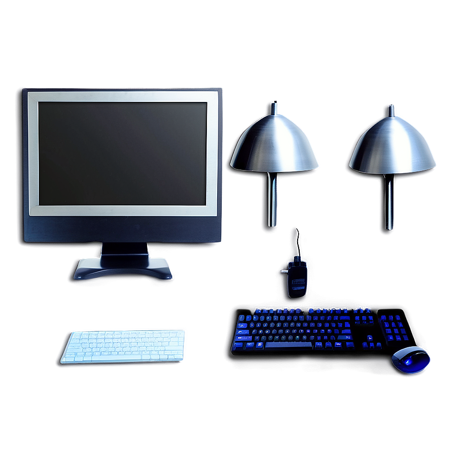 Computer And Accessories Mockup Png Aml19