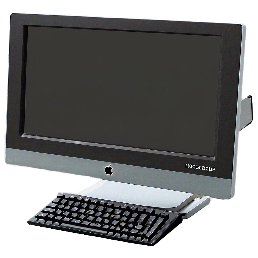 Computer Mockup With Stand Png 92