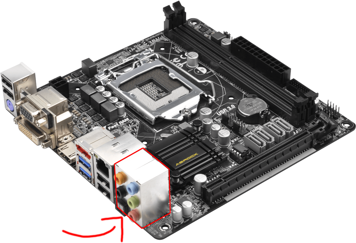 Computer Motherboardwith Integrated Components