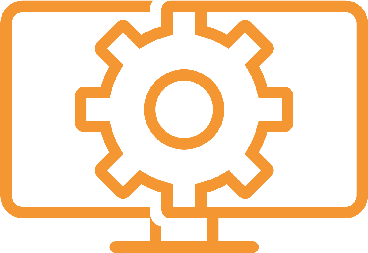 Computer Settings Icon Vector