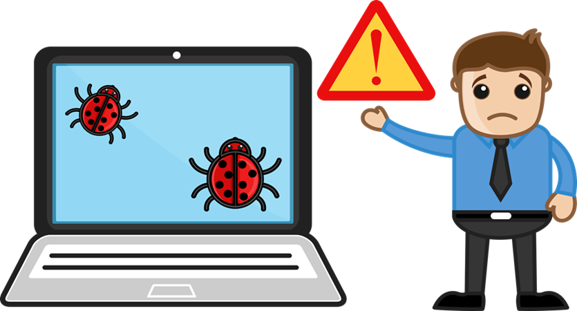 Computer Virus Alert Clipart