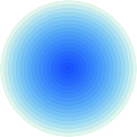 Concentric Blue Circles Gradient