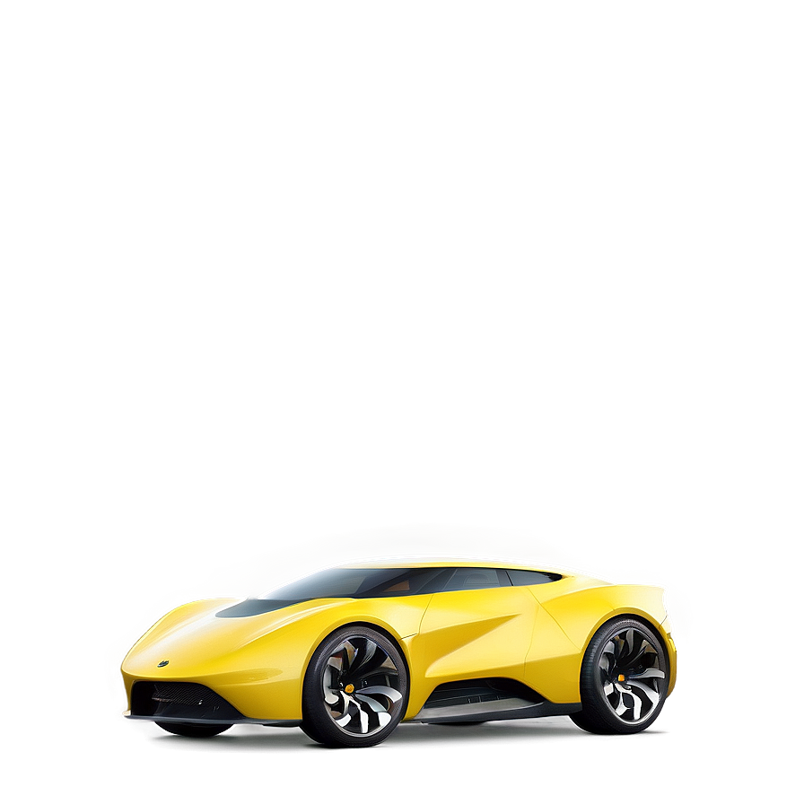 Concept Yellow Car Png 06292024