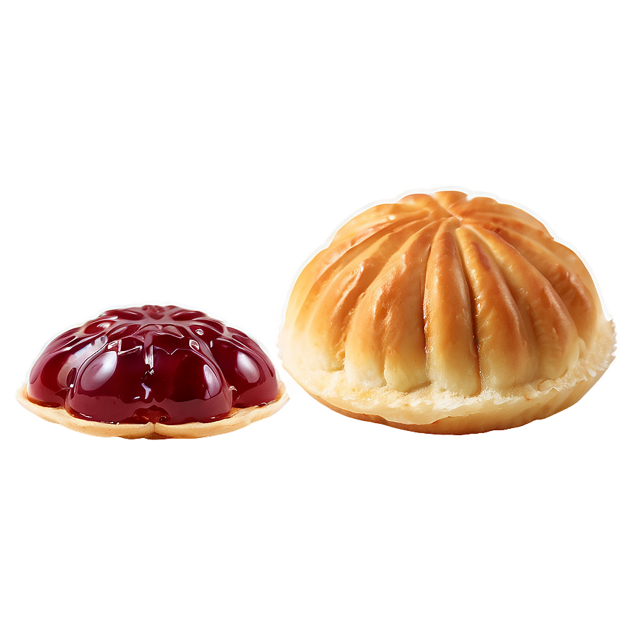 Concha With Jam Filling Png 6