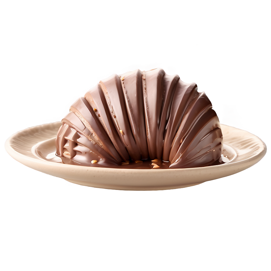 Concha With Nutella Spread Png Mrb28