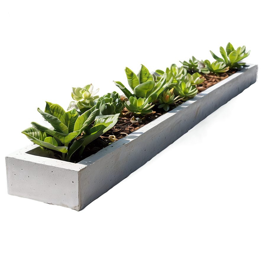 Concrete Planter Box Png 06282024