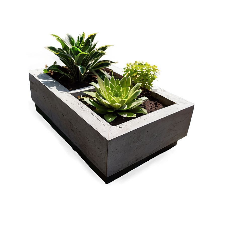 Concrete Planter Box Png 64