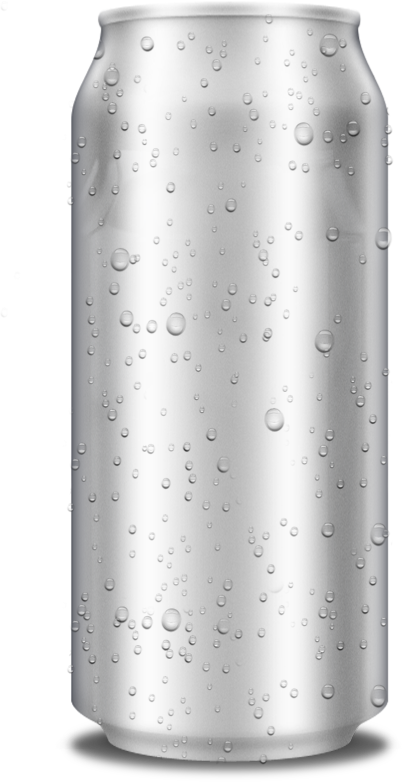 Condensation Covered Aluminum Can