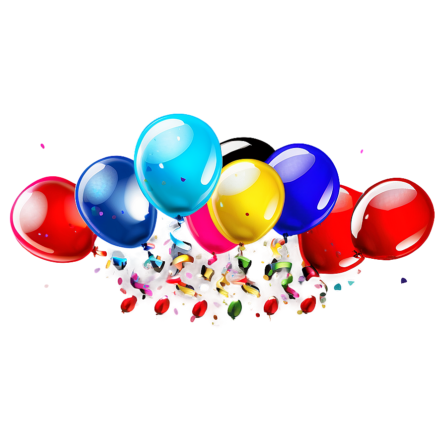 Confetti Balloons Png 05042024