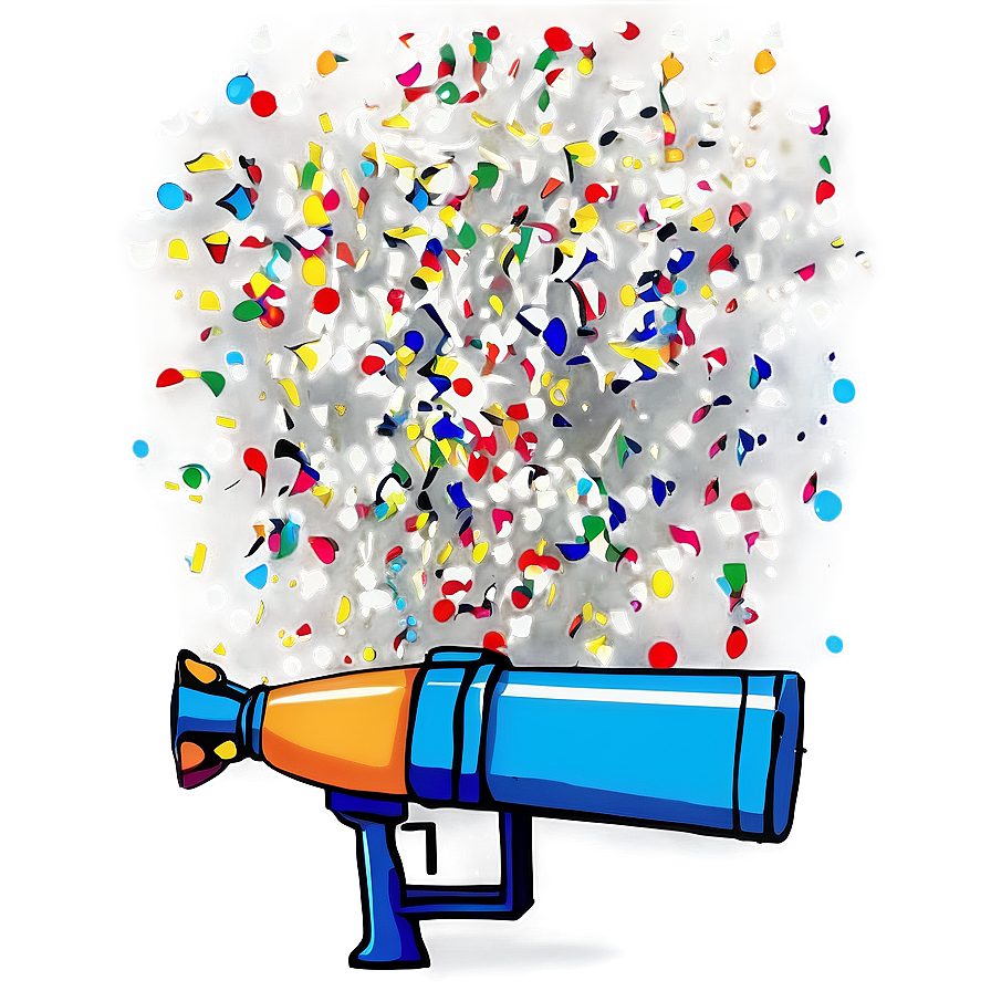 Confetti Cannon Celebration Effect Png Bxd