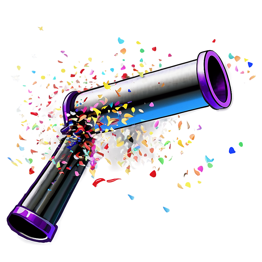 Confetti Cannon Spectacular Png 06282024