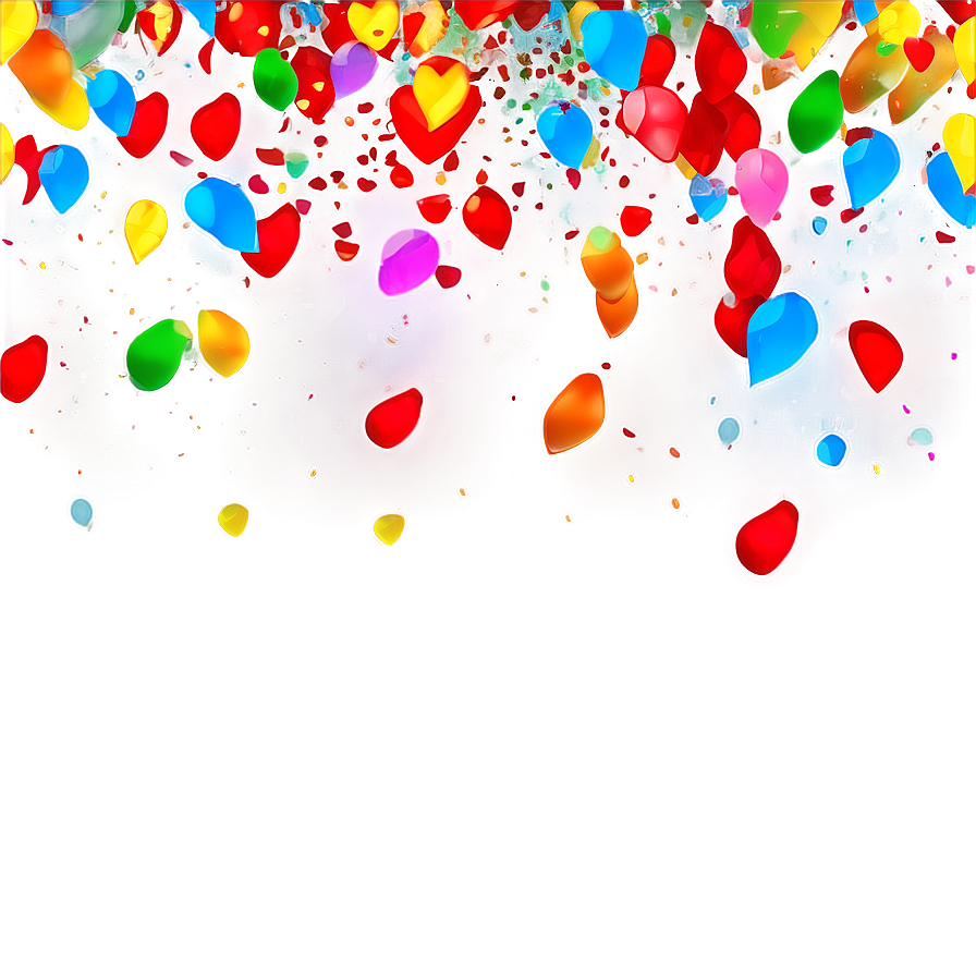 Confetti Colorful Blast Png 53